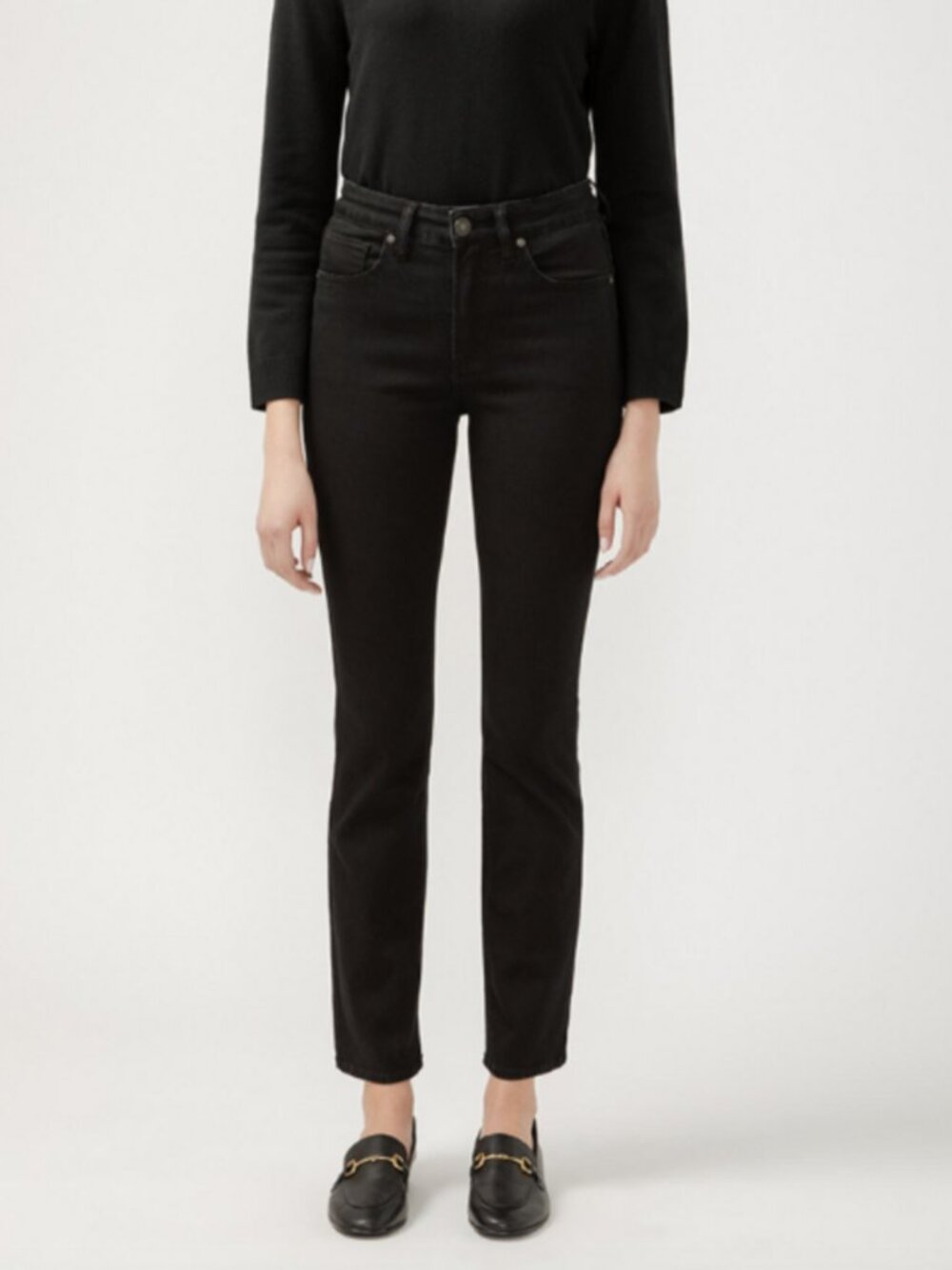 Silver Jeans Co Infinite Fit Black Mid Rise Denim Jeans Women's - Small